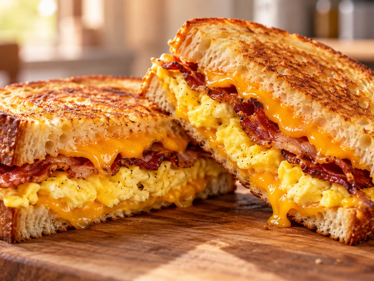 Breakfast Grilled Cheese