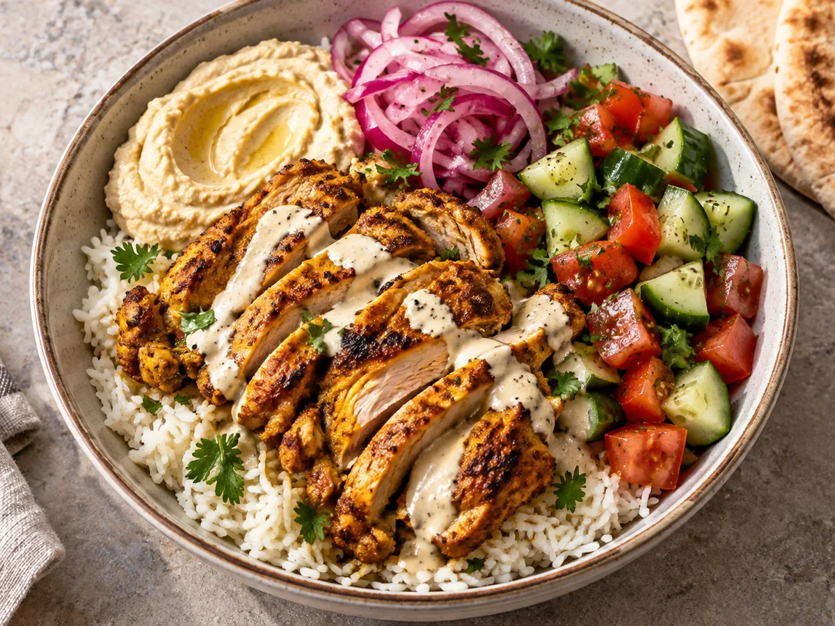 Chicken Shawarma Bowl Recipe