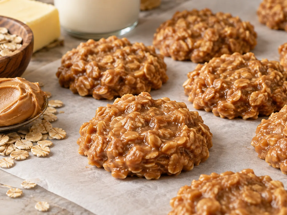 Peanut Butter No-Bake Cookies